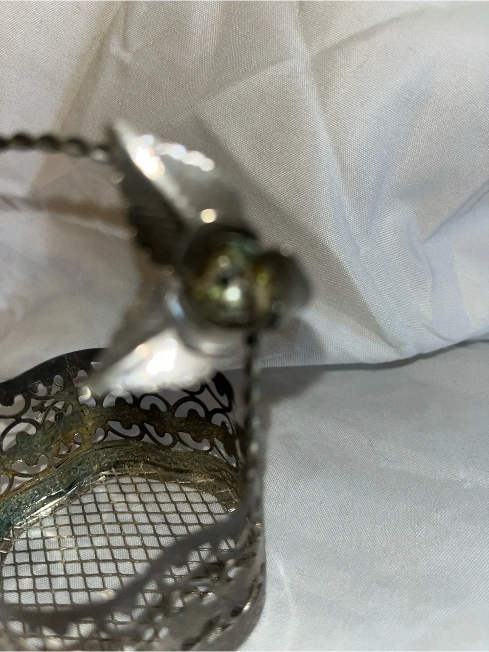 Vintage ornate metal